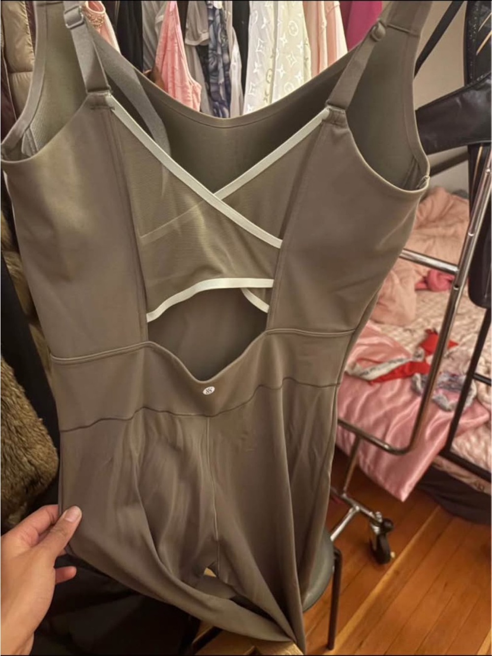 Victoria secret jumpsuit olive green